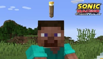Sonic Racing CrossWorlds Game's Trailer Reveals Minecraft DLC Pack's October 8 Release